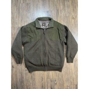 Orvis Jacket Mens M Green Shooting Hunting Full Zip Classic Outdoor Casual